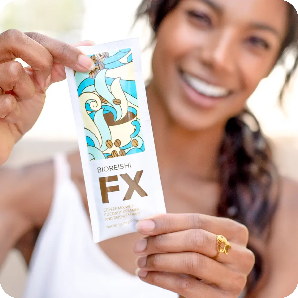 BioReishi FX—tasty instant coffee packets