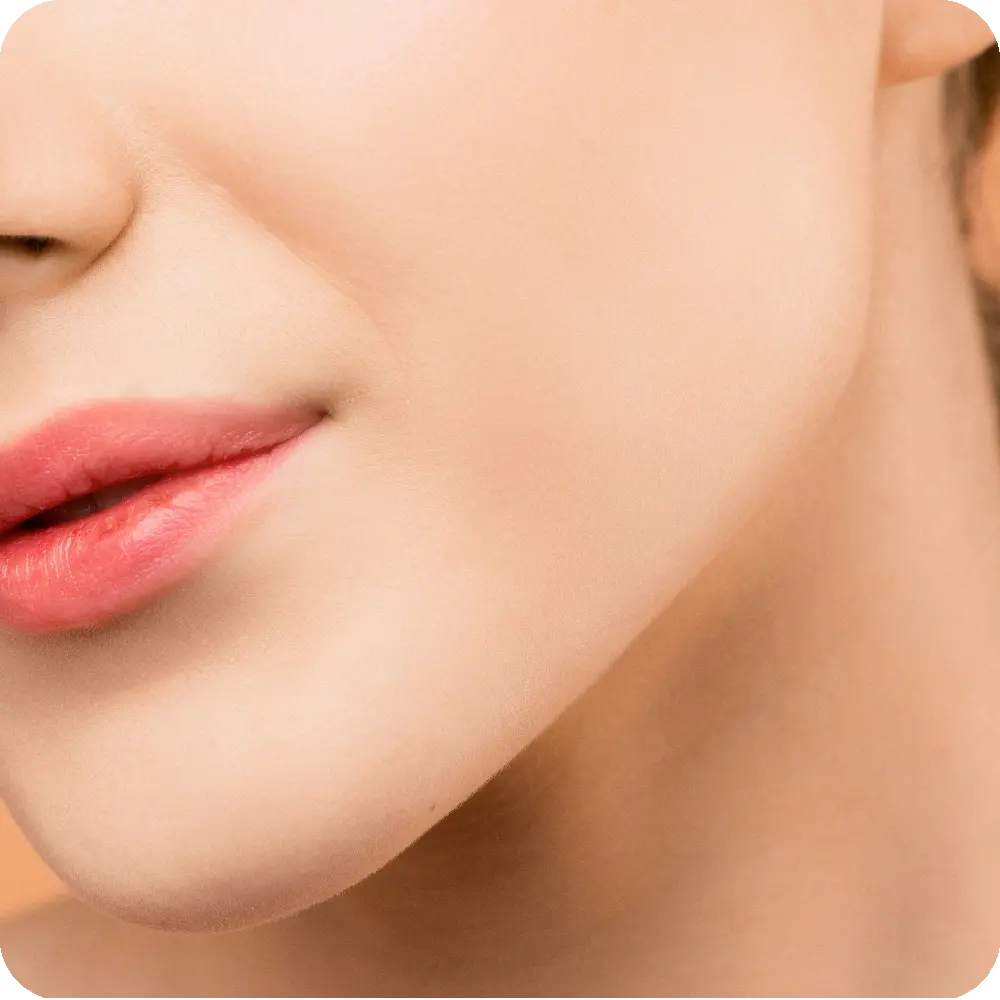Piel del rostro de una mujer