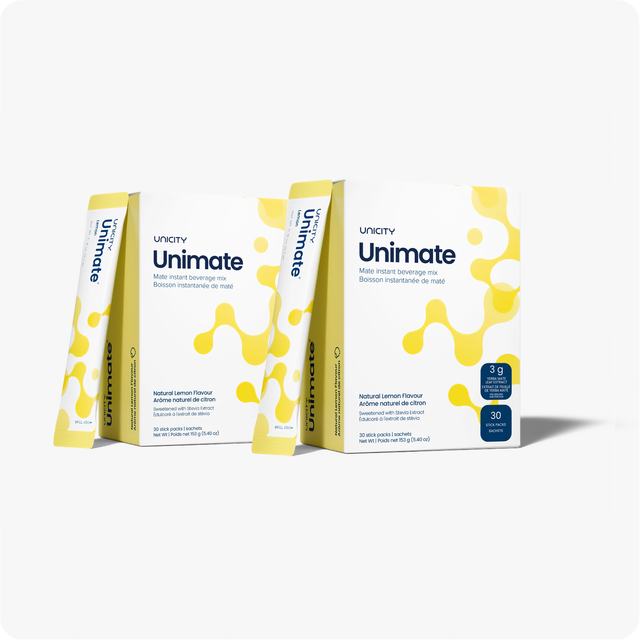 1箱　Unimate レモン 183g Unimate Booster Pack Yerba Mate Drink Mix