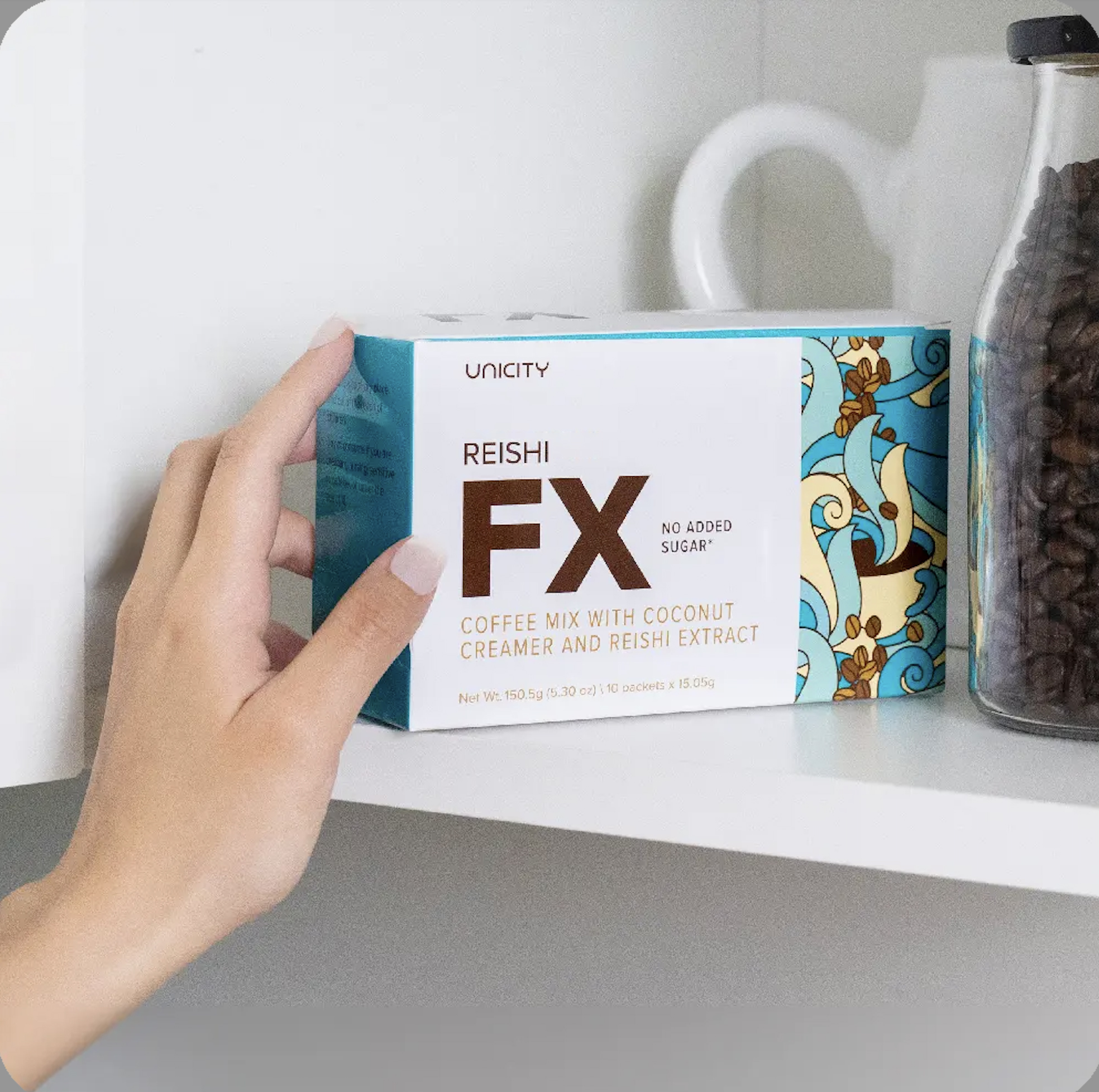 ユニシティFX Reishi FX—delicious instant coffee packets | Unicity