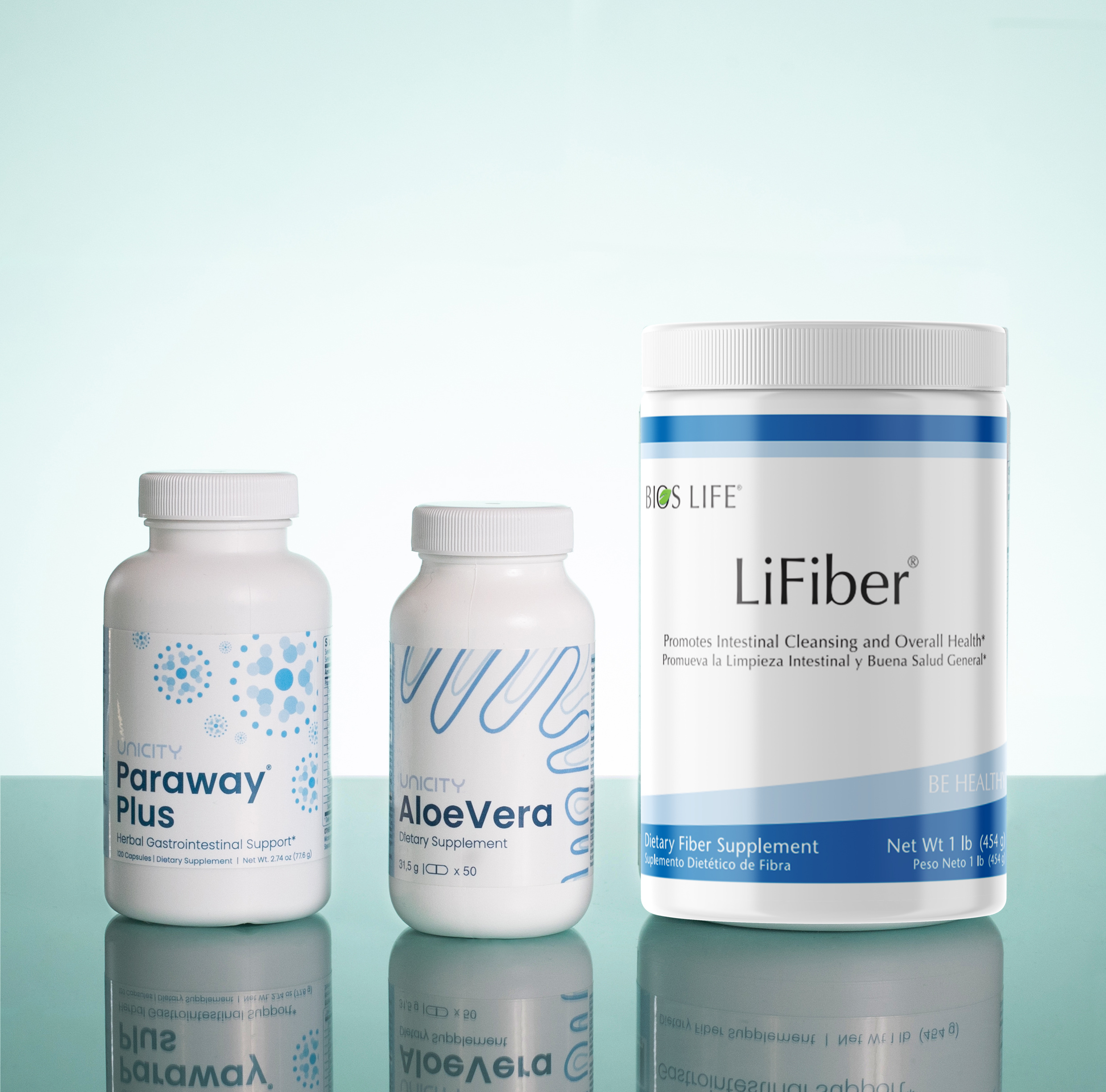 Unicity's Paraway Plus + Aloe Vera + LiFiber