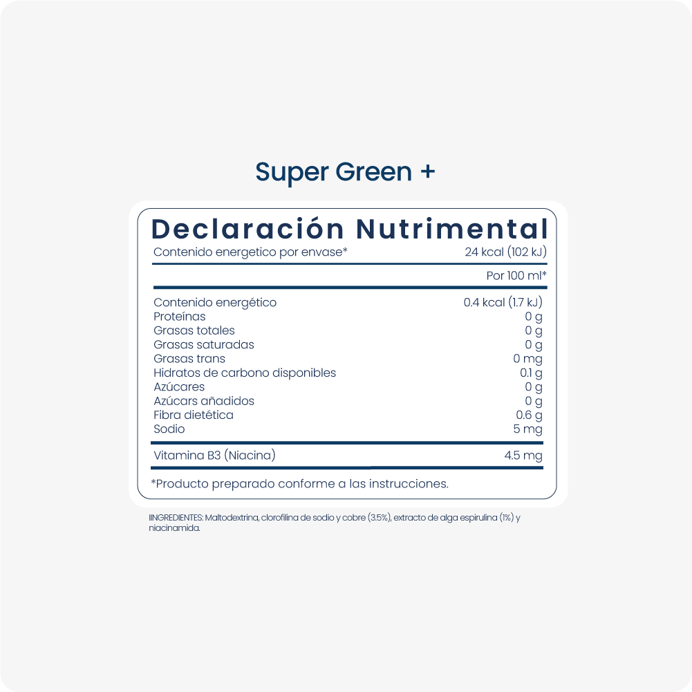 Super Green+ Plant-Based Phytonutrient Powder with Spirulina