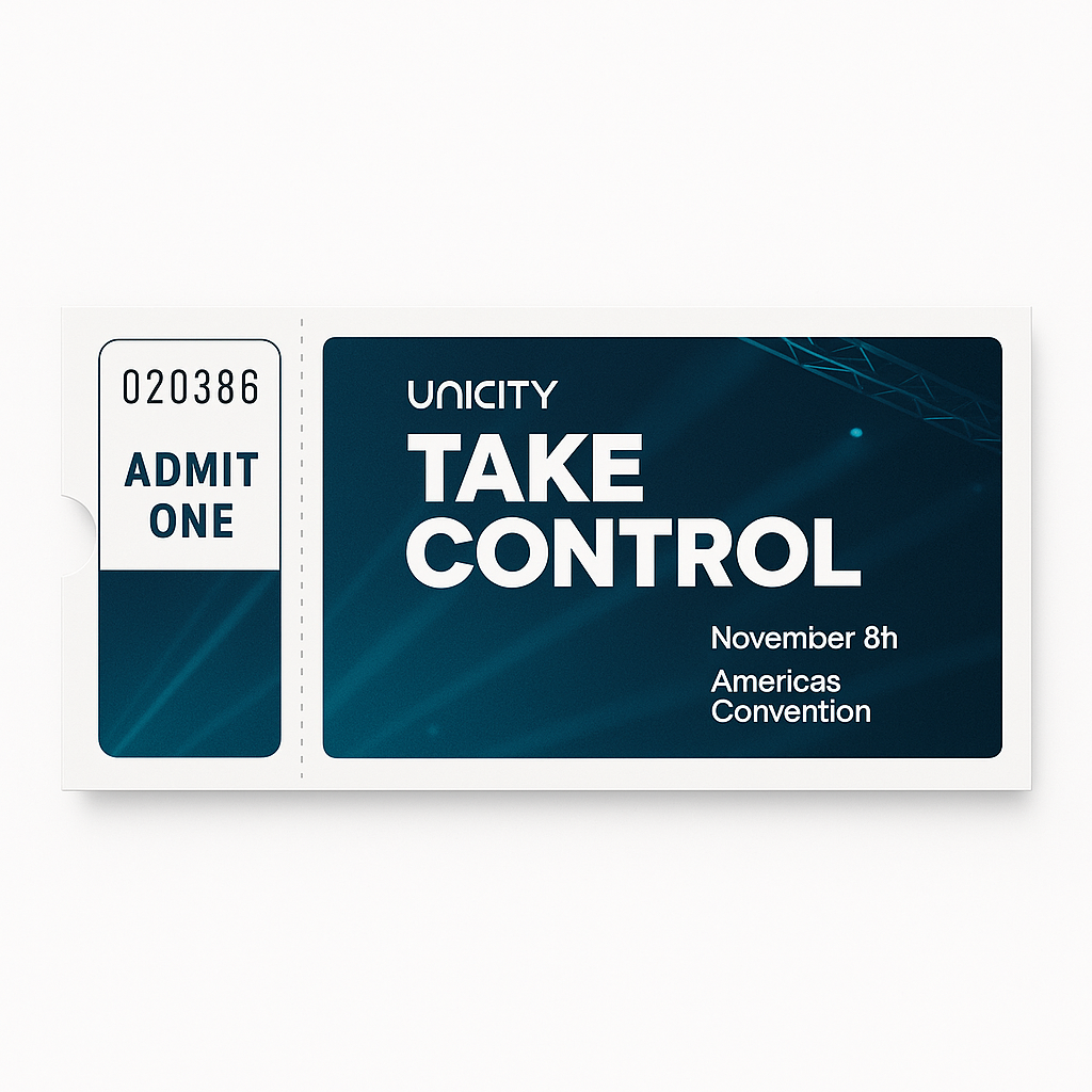 Admit One ticket to Take Control - Americas Convention