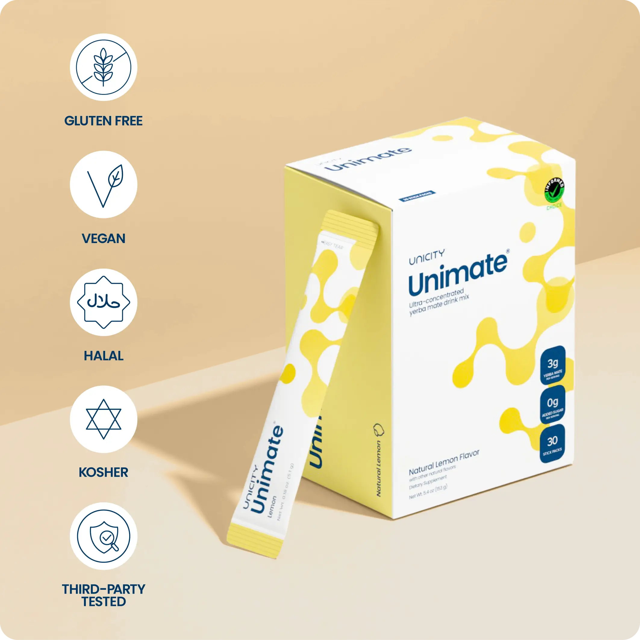 Unimate Yerba Mate Energy Drink Mix