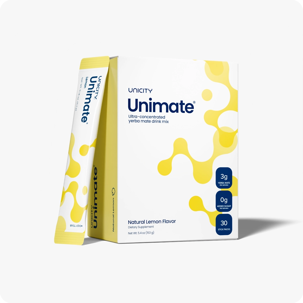 Unimate Yerba Mate Drink Mix for Mental Clarity, Focus & Endurance