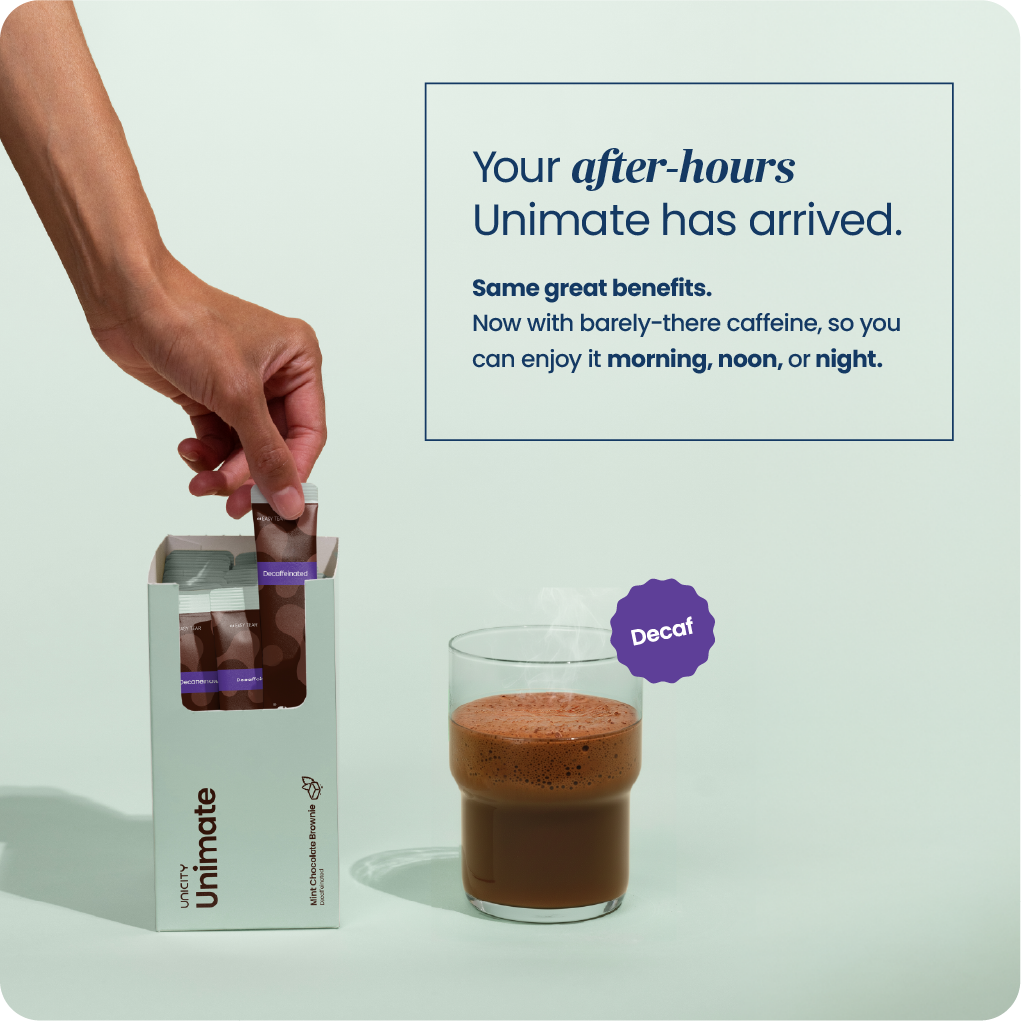 Decaf Unimate for Mental Clarity, Focus & Appetite Support