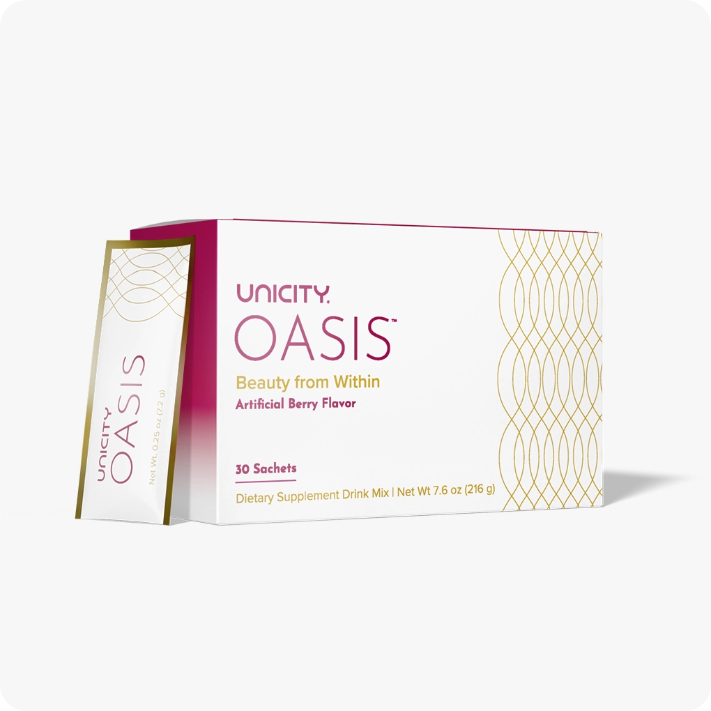 Use the best vitamins for skin with Unicity's Oasis | Unicity