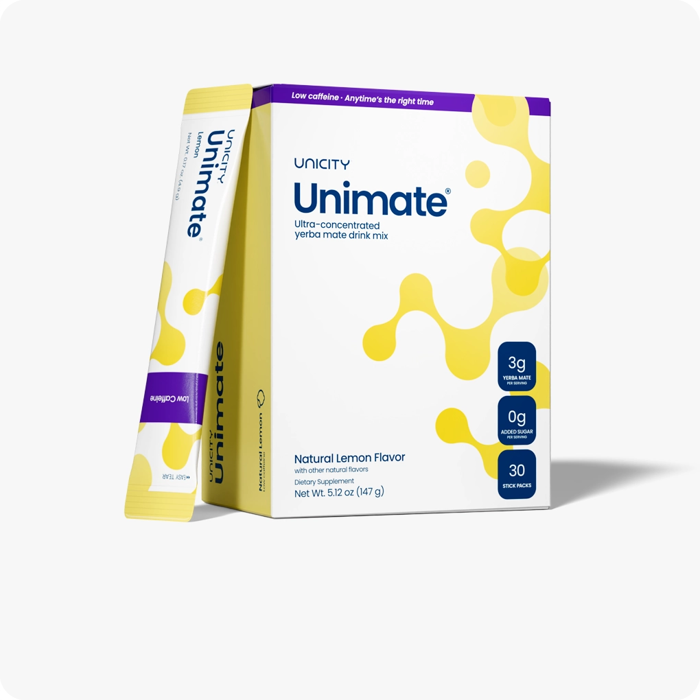 Decaf Unimate Lemon – Calm Focus & Mood Support | Unicity